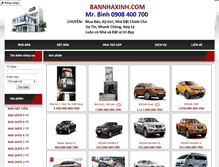 Tablet Screenshot of bannhaxinh.com